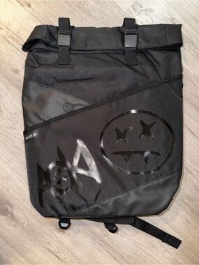 Black Roll-Top Men's Backpack/Laptop/Travel Bag